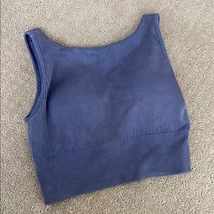 Zella high neck ribbed sports bra